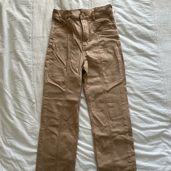 Express Straight Super High Rise Pants - Picture 3 of 15